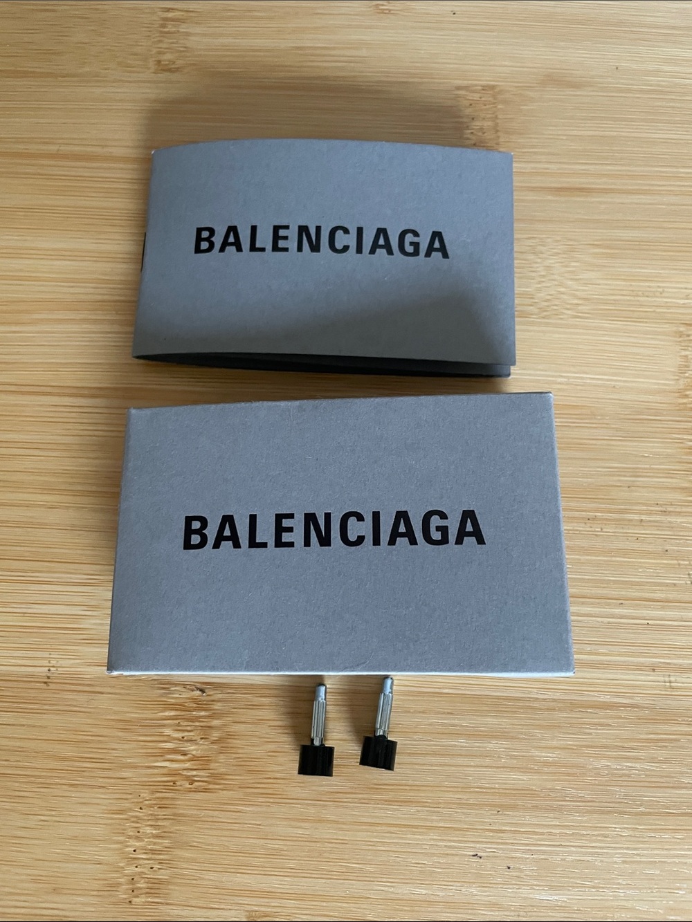 Balenciaga Black Pointed Slingback Heels with Silver Buckle Accents - Picture 11 of 13